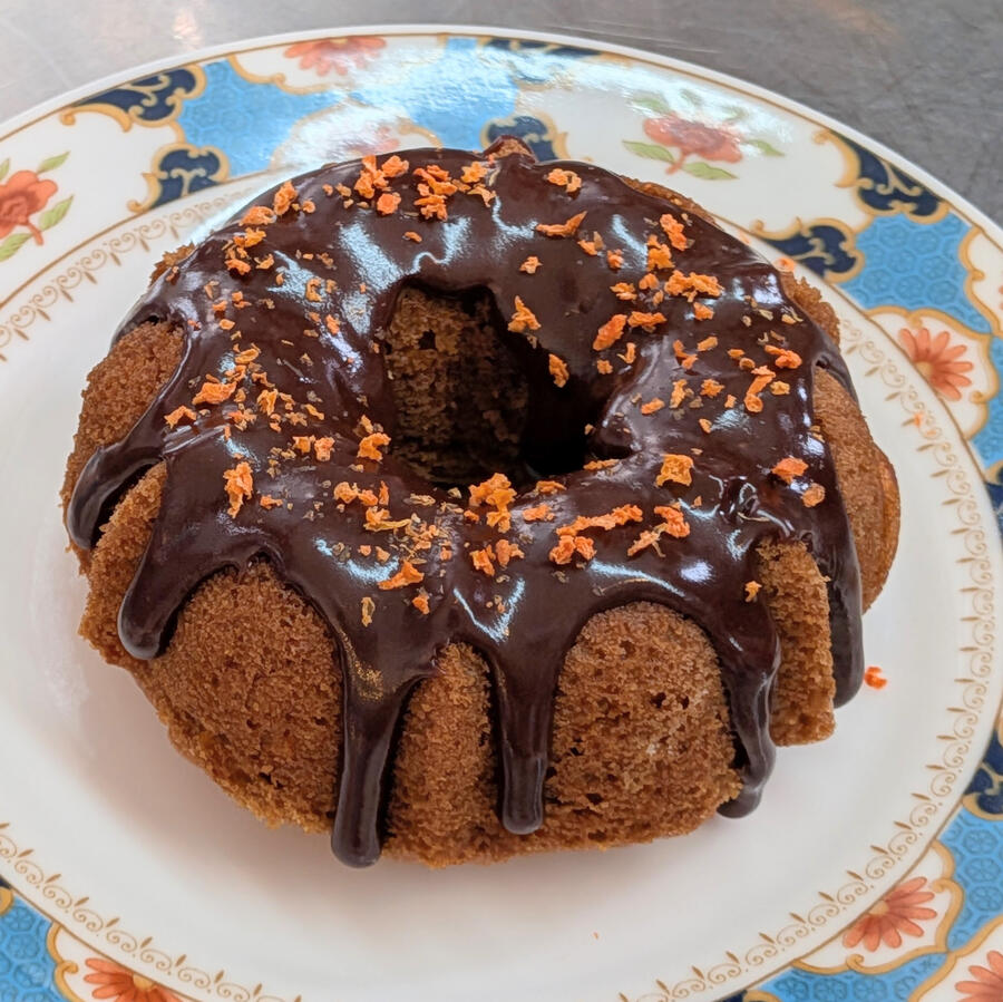 Carrot mini bundt cake